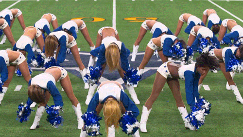 Dallas cowboys cheerleaders dallas cowboys nfl GIF.