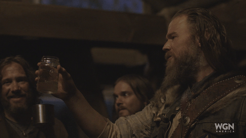 moonshine,drinking,wine,cheers,drinks,wgn america,outsiders,wgn,outsiders wgn,farrells,ged ged yah,ryan hurst,lil foster,farrell wine,farrell clan,mountain wine,lil foster farrell