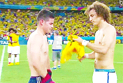 respect,james rodriguez,soccer,futbol,world cup,wc2014,2014 world cup,brazil nt,david luiz,its more than just sports,brasil nt,james rodrguez,colombia nt,troy mclure