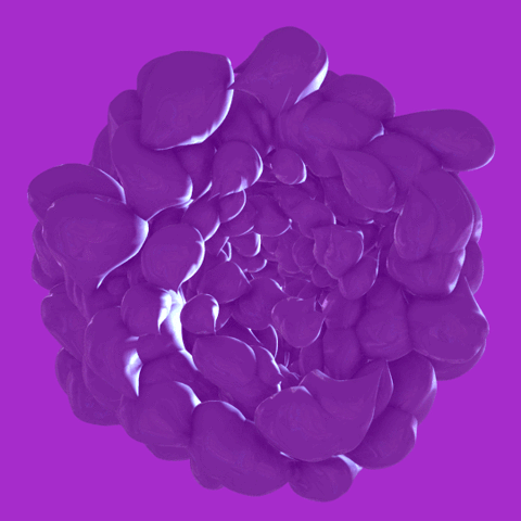 purple,xponentialdesign,circle,trapcode,3d,blob,animation,loop,after effects,tao,seamless,organic,reflection,trapcodetao,hdri