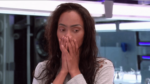 big brother canada,mute,big brother,reality tv,shade,mess,embarrassed,shady,embarrassing,bbcan,bbcan5,ika wong,ika,distraught,no comment,destroy