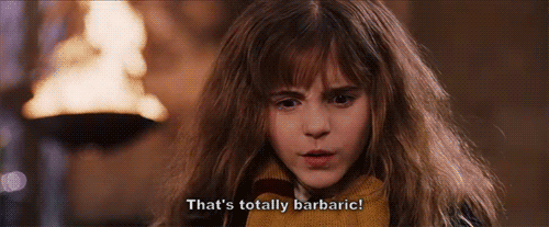 Hermione calling wizard chess barbaric