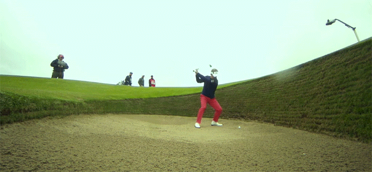 win,monster,open,shot,hole,bunker,golfer,british open leaderboard
