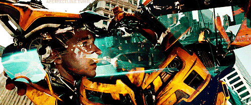 bumblebee,love,movies,transformers,sam,friendship,together,sam witwicky,is doomed,dr peter healy,left eye