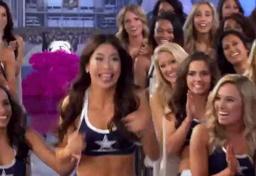 dcc making the team,excited,cmt,dallas cowboys cheerleaders