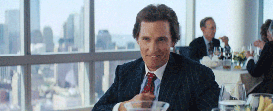 matthew mcconaughey,the wolf of wall street,all is here