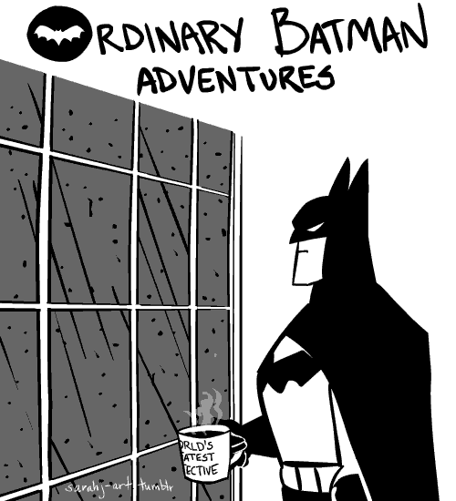 coffee,ordinarybatman,animation,batman,comics