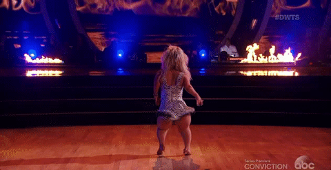 Terra jole abc dancing with the stars GIF.