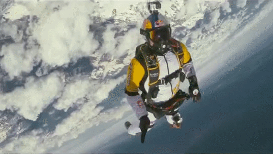 fly,awesome,skydiving,yeah,dope,high five,red bull,gifsyouwings