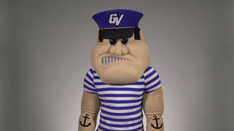 louie the laker,facepalm,face palm,gvsu,grand valley,grand valley state