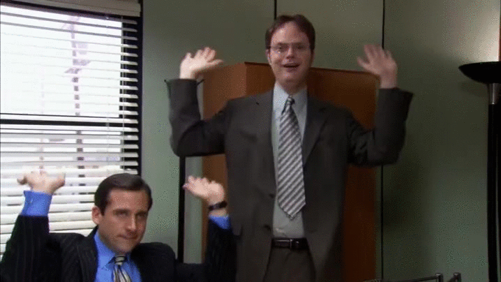Dwight schrute the office GIF.