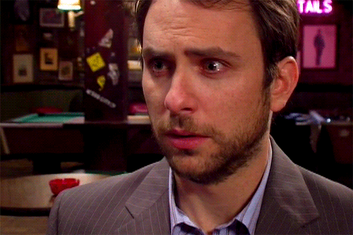 its always sunny in philadelphia,charlie day,tv,sad,crying,charlie,tear,weepy,grown man crying