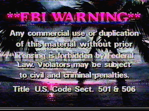 glitch,vhs,max capacity,fbi warning
