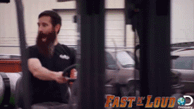 forklift,discovery channel,tv,funny,lol,car,cars,entertainment,reality tv,silly,discovery,automotive,equipment,fnl,fast and loud,fast n loud,fastnloud,reality television,gas monkey,gas monkey garage,struggle is real