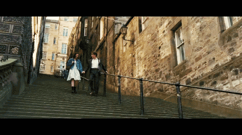 one day,sweet couple,couple,couples,stairs,jim sturgess,dexter mayhew,queenwave