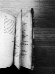 book,black and white