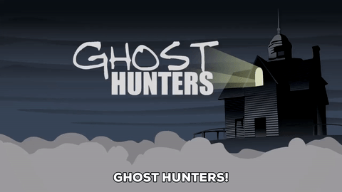 fun,scared,scary,tv series,haunted house,entertaining,watching tv,ghost hunters,ghost hunting