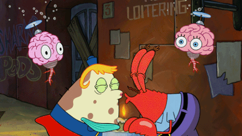 mrs puff,mr krabs,funny,reaction,spongebob,date