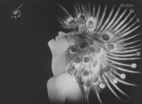 classic film,salome,alla nazimova,vintage,peacock,head piece