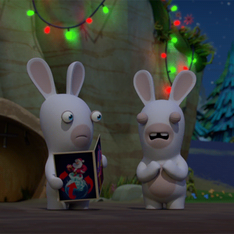 Кролик бобо видео. Бешеные кролики. Бешеные кролики новогодние. Бешеный заяц. Бешеный заяц новогодний.