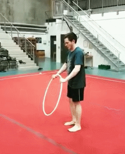 hula,flip,hoop,gymnast