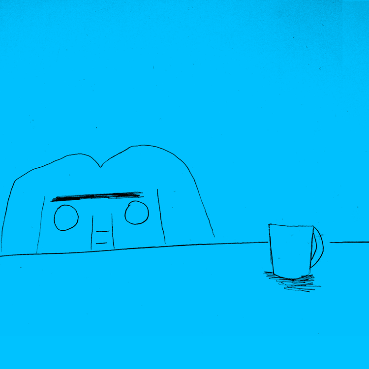 coffee,elephant,blue,drinking,drink,high,mug,postit,second wind