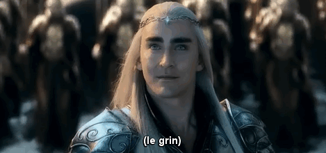thranduil,king thranduil,lee pace,evangeline lilly,tauriel,thorin,botfa,battle of the five armies,bad attempt at humor,in the distance,johnnystein,hotel transylvania spoilers