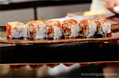 sushi roll,sushi,food,delicious,japanese food,allrecipes,gale shrug