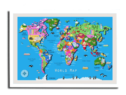 artists world map