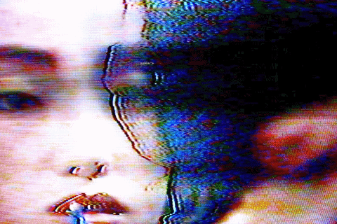 glitch,distortion,synth,tv,television,fashion,psychedelic,face,woman,dream,camera,experimental,analog