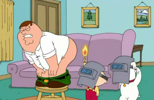 Family guy fart peter griffin GIF.