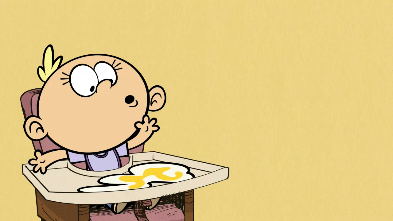 the loud house,animation,happy,food,baby,excited,nickelodeon,family,nick,nicktoon