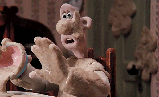 wallace and gromit,porridge,messy,yikes,aardman,wallace,nightmare,oh no,mistake,epic fail