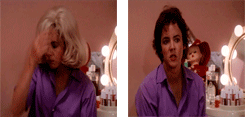 grease,pink,look,unimpressed,at,lady,ladies,im,stockard channing,betty rizzo,sandy,rizzo,dee,i am,betty,sandra,pink ladies,sandra dee,look at me im sandra dee,pink lady,rizz,meugrease,taking wig off