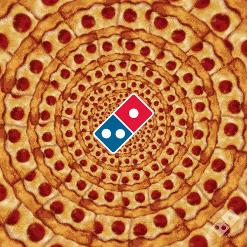 logo,dominos,emoji,hypnotic,food,trippy,pizza,spin,feelings,tasty,greatness,pizza love,gifeelings