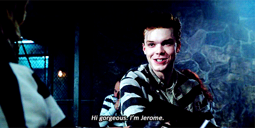 jerome valeska,point me towards the alcohol,spoilers,gotham,gothamedit,the house of yes,iodine,point me