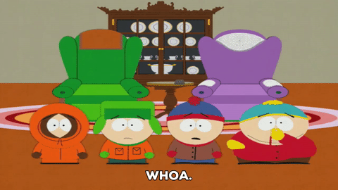 eric cartman,stan marsh,kyle broflovski,kenny mccormick,shocked,stan,kyle,cartman,kenny,chairs