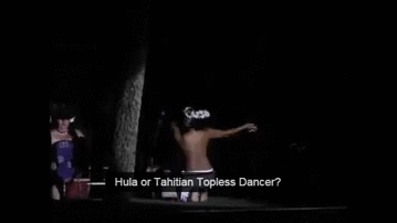 Dance hula topless GIF.