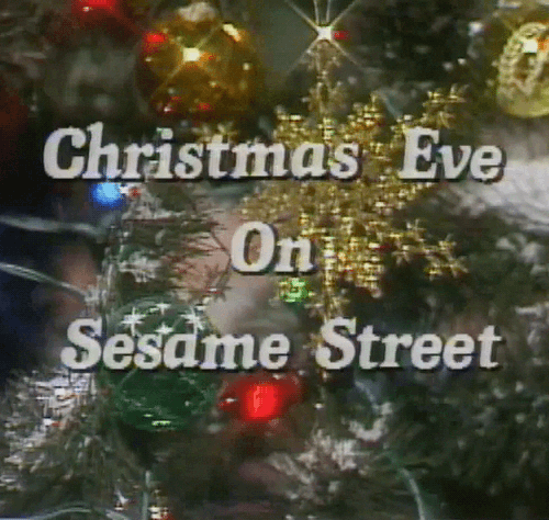 television,christmas,vintage,sesame street,vintage television,1978,christmas eve on sesame street