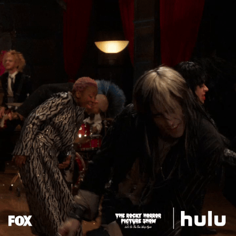reeve carney,tv,dancing,fox,hulu,musical,the rocky horror picture show,riff raff,time warp