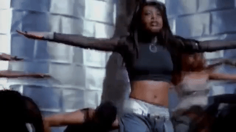 Aaliyah are you that somebody are you that somebody mv GIF.