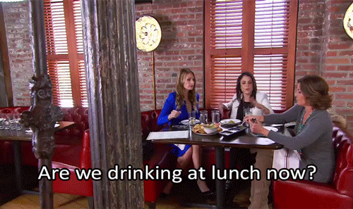 drinking,lunch,rhony,real housewives of new york,bethenny frankel,rhonyc,luann de lesseps,heather thomson,the real housewives of new york city,day drinking,the real housewives of new york,uryuu