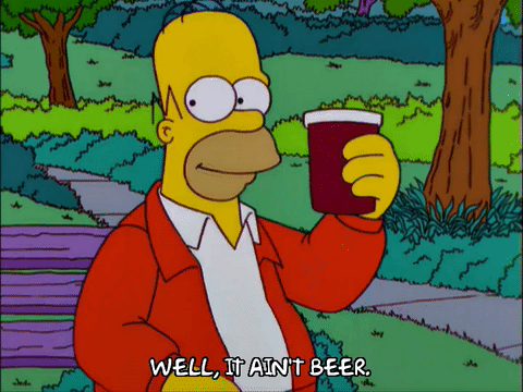 homer simpson,episode 18,beer,season 11,drinking,liquor,11x18,leering,drunk luka actual worst