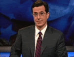 stephen colbert,im out,peace out,over and out