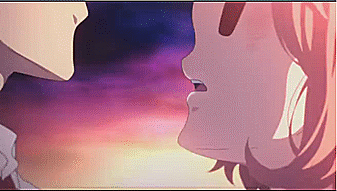 anime kiss,kyoukai no kanata,mirai kuriyama,akihito kanbara