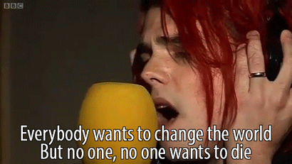 gerard way,music,my chemical romance,mcr,red hair,gee,my chem,mcrmy,sassy diva,day by day,guitaring
