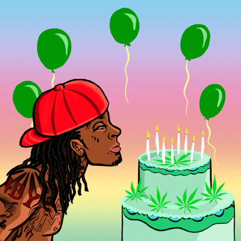 с днем рождения марихуана