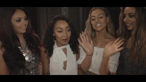 happy,excited,little mix