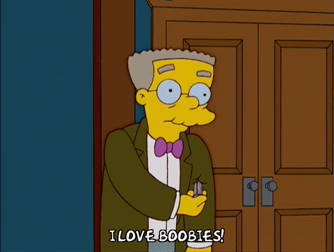 boobies,episode 15,drunk,boobs,season 16,glasses,nerd,16x15,powdered sugar