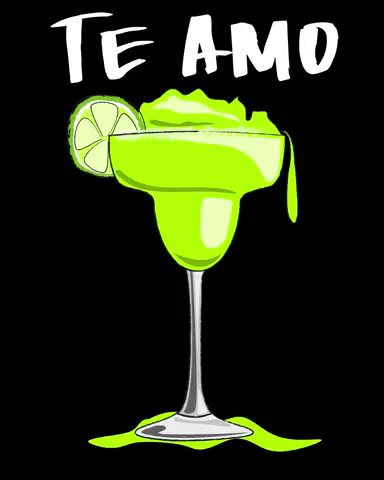 alcohol,national margarita day,cinco de mayo,margarita,tequila,neon,drip,sketch,lime green,animation,drawing,green,drunk,drink,frozen,cocktail,splash,lime,rita,spill,margarita day,the amo
